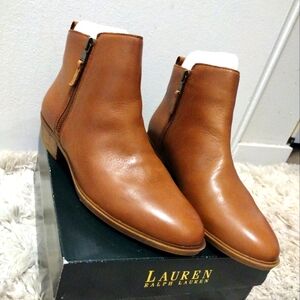 Ralph Lauren Shira Brown Women's Ankle Boots